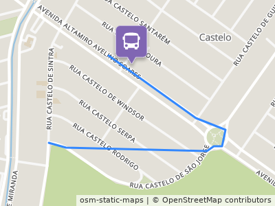 Mapa da parada