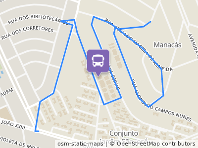 Mapa da parada