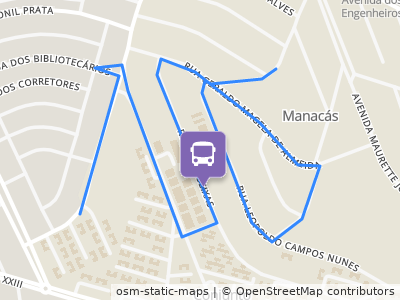 Mapa da parada
