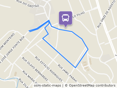 Mapa da parada
