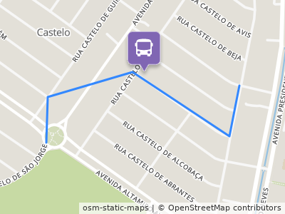Mapa da parada
