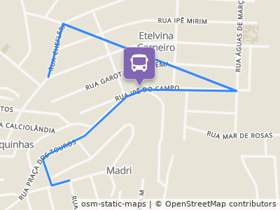 Mapa da parada