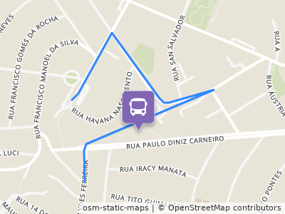 Mapa da parada
