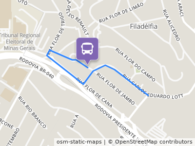 Mapa da parada