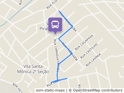 Mapa da parada