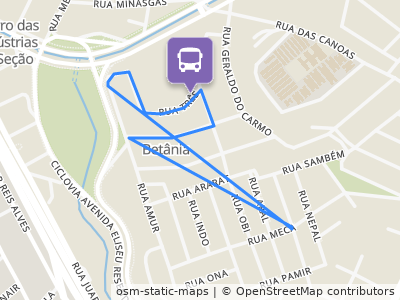 Mapa da parada