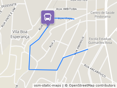 Mapa da parada