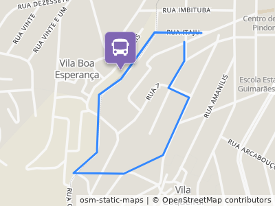 Mapa da parada