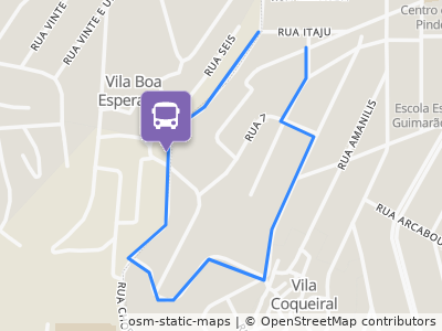 Mapa da parada