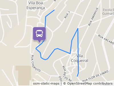 Mapa da parada
