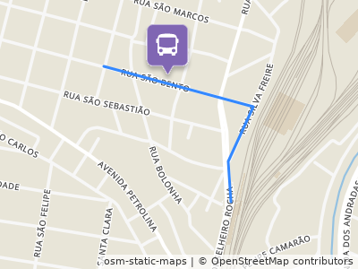 Mapa da parada