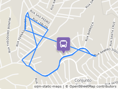 Mapa da parada