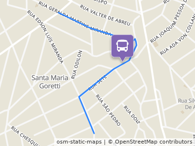 Mapa da parada