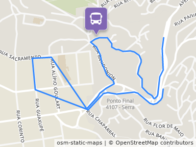 Mapa da parada