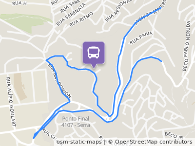 Mapa da parada