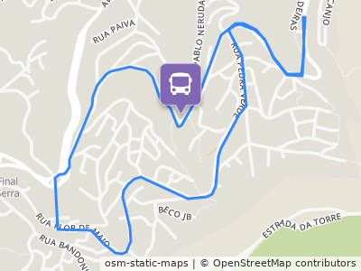 Mapa da parada