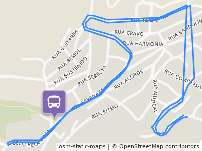 Mapa da parada