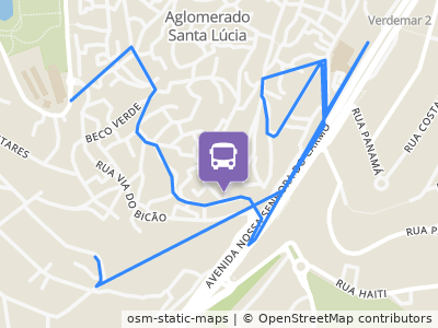 Mapa da parada