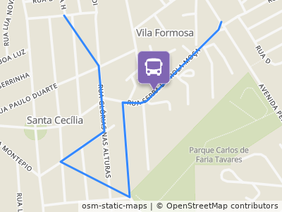 Mapa da parada