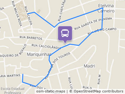 Mapa da parada