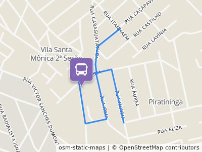 Mapa da parada