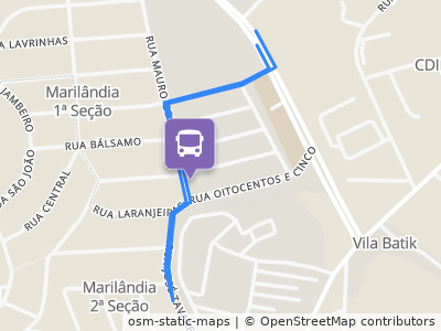 Mapa da parada