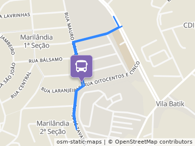 Mapa da parada