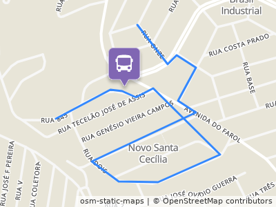Mapa da parada