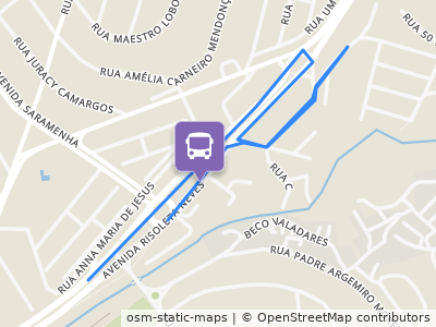 Mapa da parada