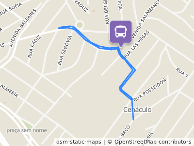 Mapa da parada