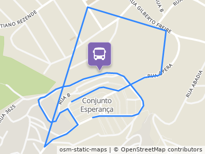 Mapa da parada