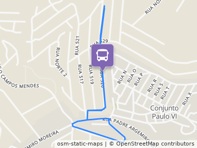 Mapa da parada