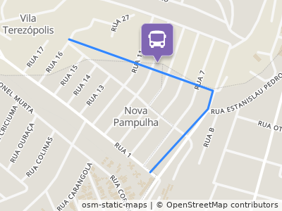 Mapa da parada