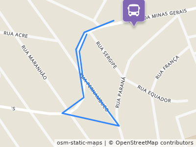 Mapa da parada