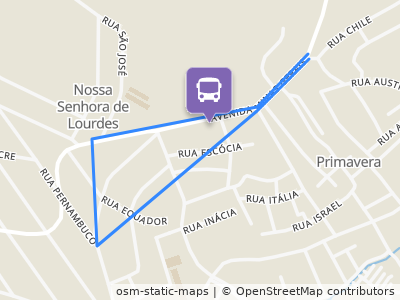 Mapa da parada