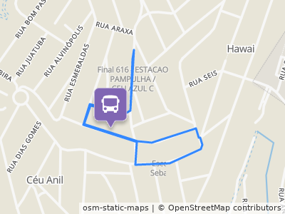 Mapa da parada