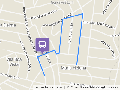 Mapa da parada