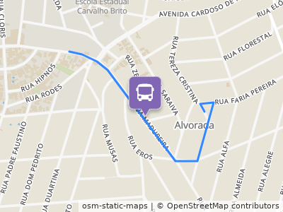 Mapa da parada