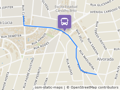 Mapa da parada