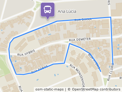 Mapa da parada