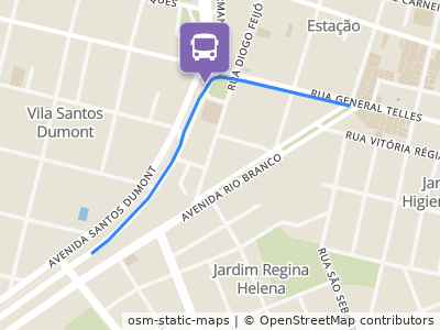 Mapa da parada