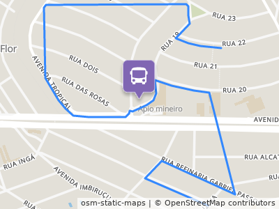 Mapa da parada