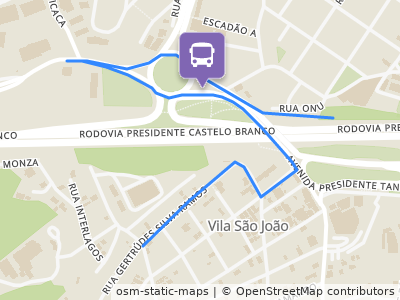 Mapa da parada