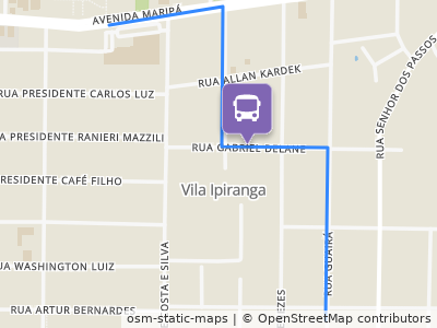Mapa da parada