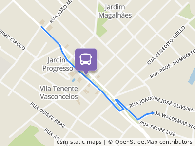 Mapa da parada