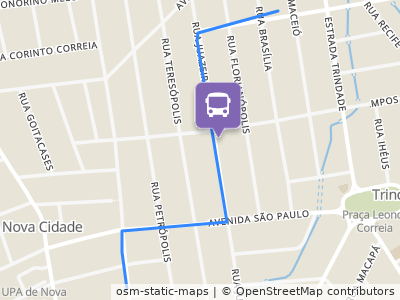 Mapa da parada