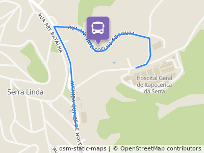 Mapa da parada