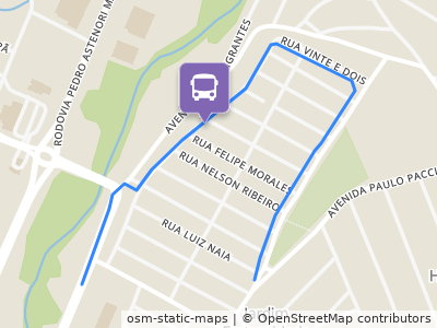 Mapa da parada