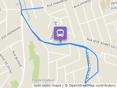 Mapa da parada