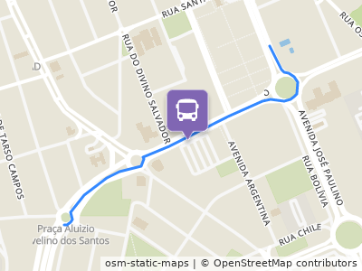 Mapa da parada